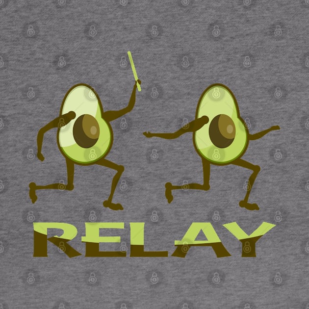 Relay race avocados by mailboxdisco